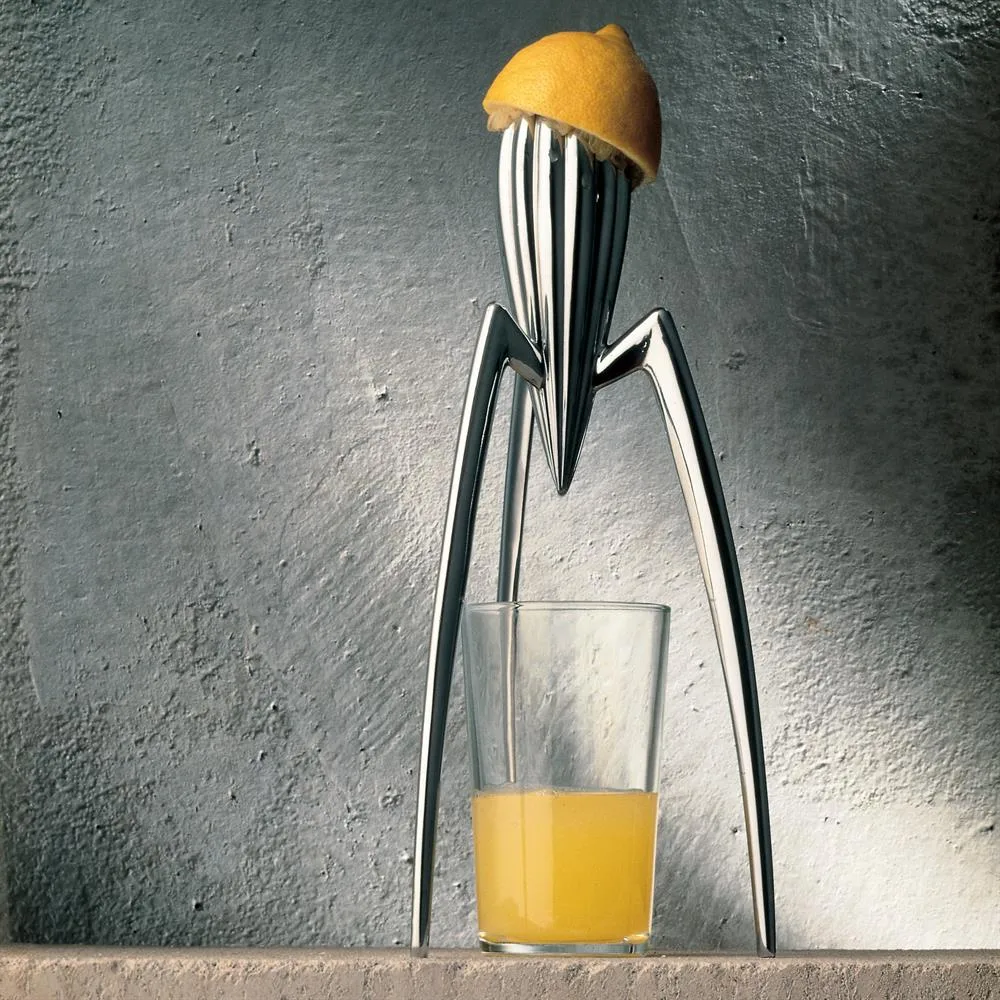 Juicy Salif citrus press, polished aluminium Alessi
