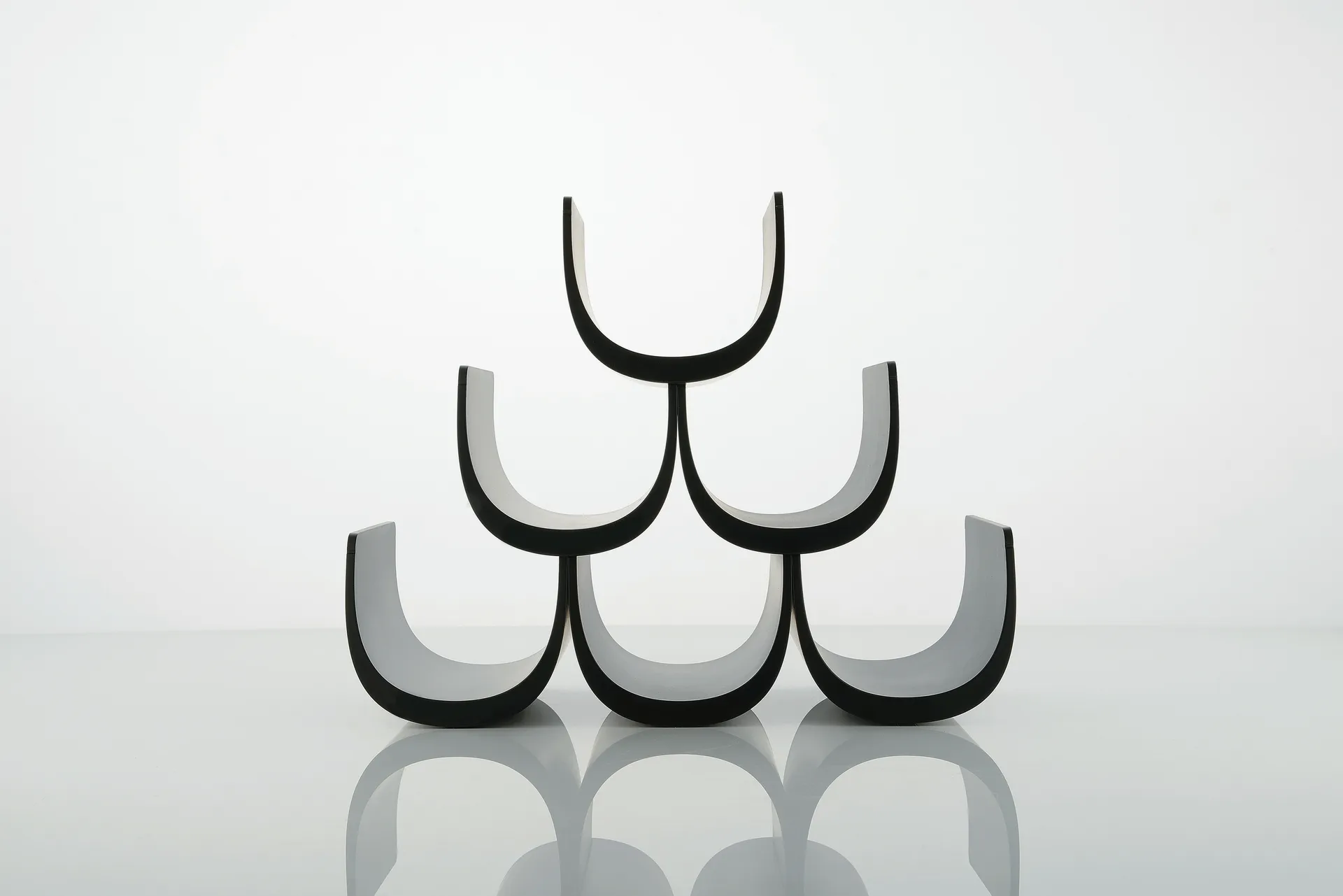 Noè wine stand, Black Alessi