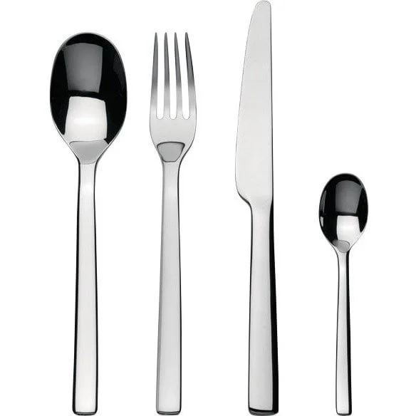 Ovale cutlery set 24 pieces - Stainless steel - Alessi