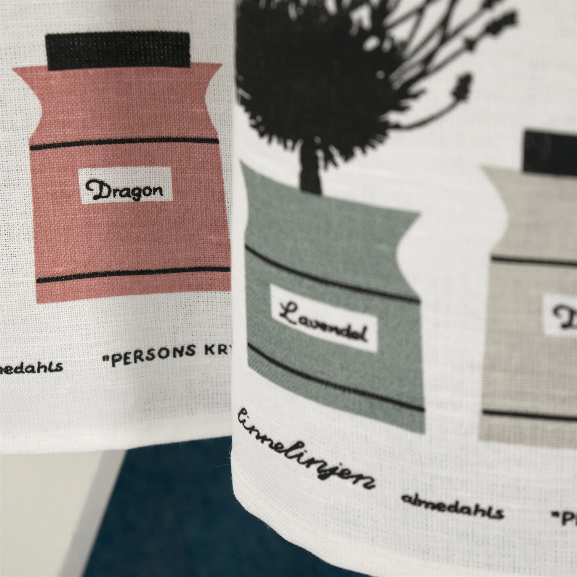 Perssons kryddcabinet kitchen towel, grey Almedahls