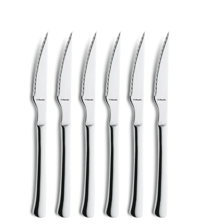 Chuletero grill knife 6-pack - Stainless steel - Amefa