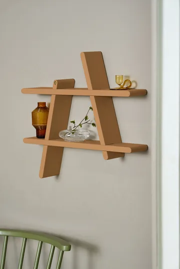 A-Shelf wall shelf Special Edition - Brown beige L 78x12x67 cm - Andersen Furniture
