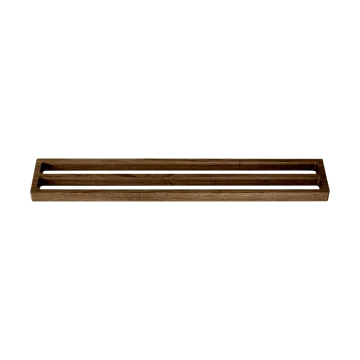 Andersen towel rack double 73,5 cm - Dark Stain Matt Lacquer Ash - Andersen Furniture