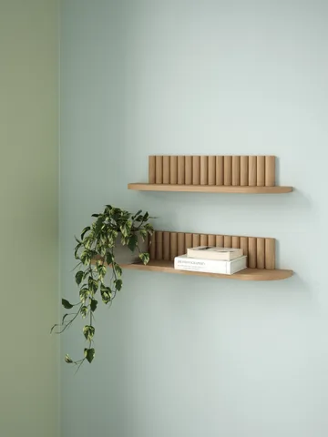 Pillar wall shelf - Oak, 78x15x12 cm - Andersen Furniture