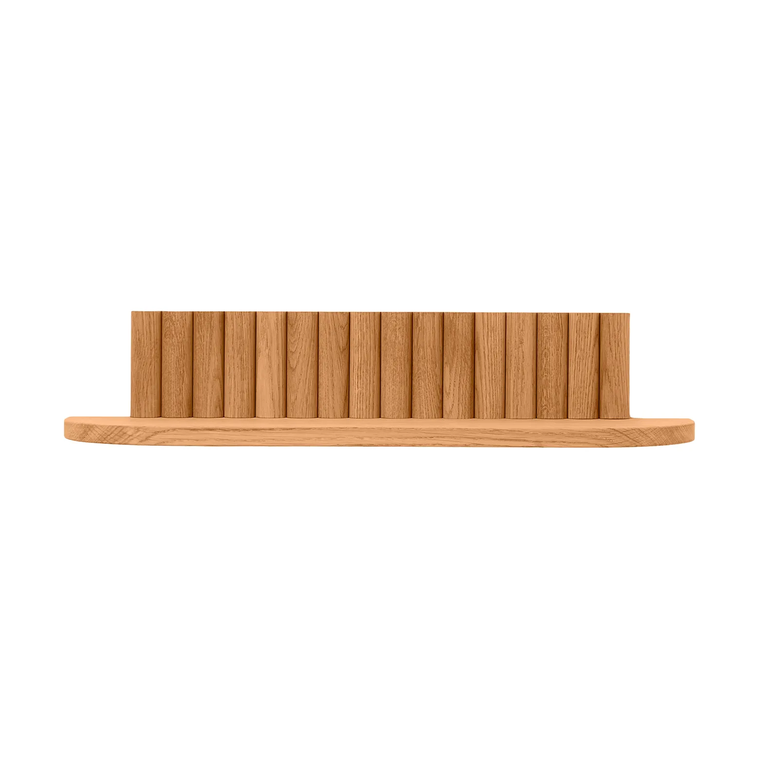 Pillar wall shelf, Oiled Natural Oak, 60x15x12 cm Andersen Furniture