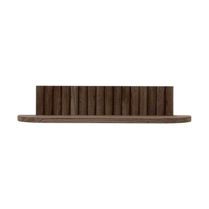 Pillar wall shelf - Smoked Oiled Oak, 60x15x12 cm - Andersen Furniture