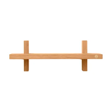 Treat wall shelf single - Oiled Natural Oak, 34×12×11.2 cm - Andersen Furniture