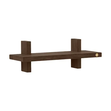 Treat wall shelf single - Smoked Oiled Oak, 34x12x11.2 cm - Andersen Furniture