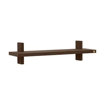 Treat wall shelf single - Smoked Oiled Oak, 50x12x11.2 cm - Andersen Furniture