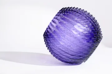 Hobnail Globe vase 24 cm - Indigo - Anna Von Lipa