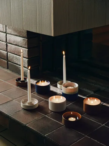 Kirnu candle - Glossy brown, 11x7 cm - Arabia