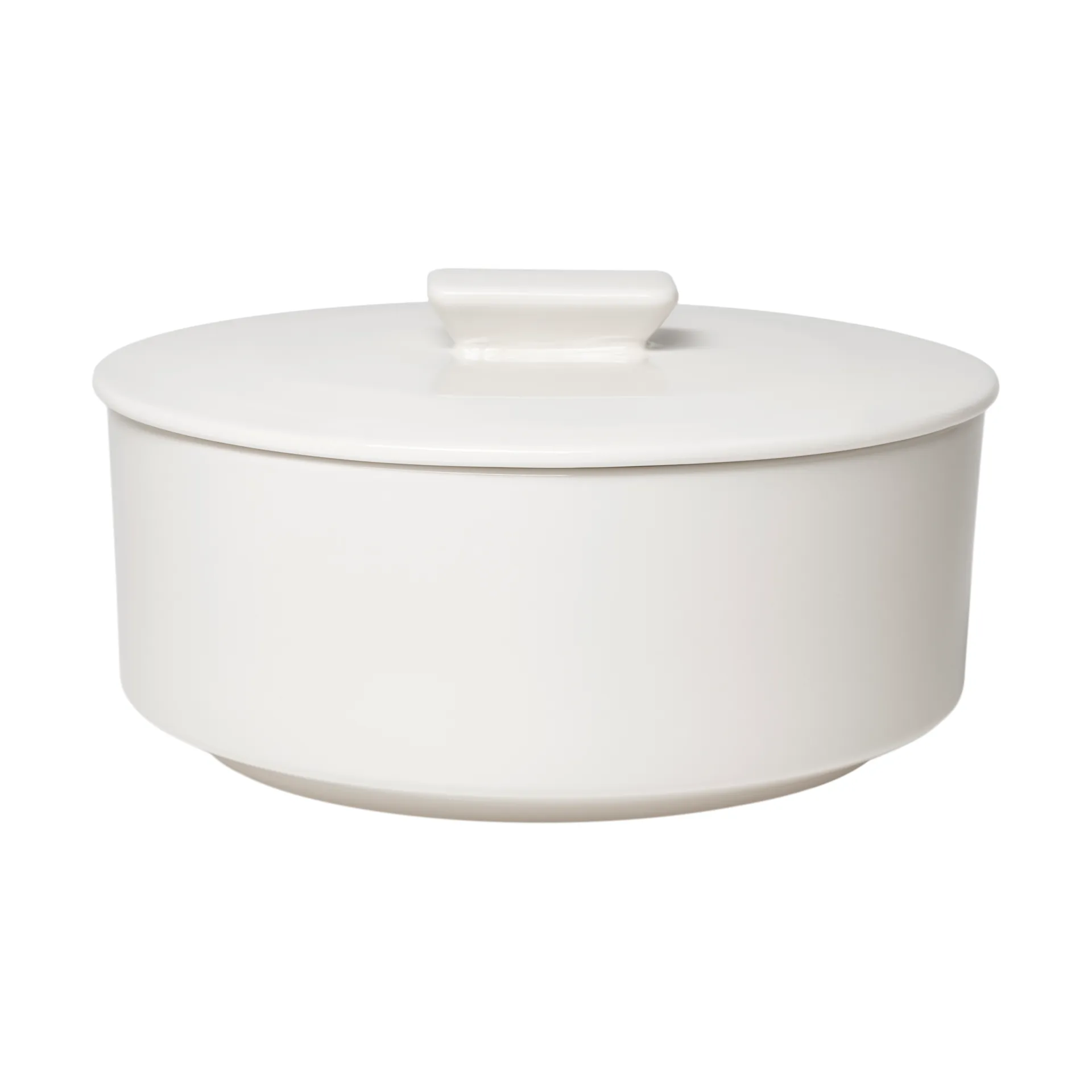 Mainio lid for oven dish, White, round, 2 l Arabia