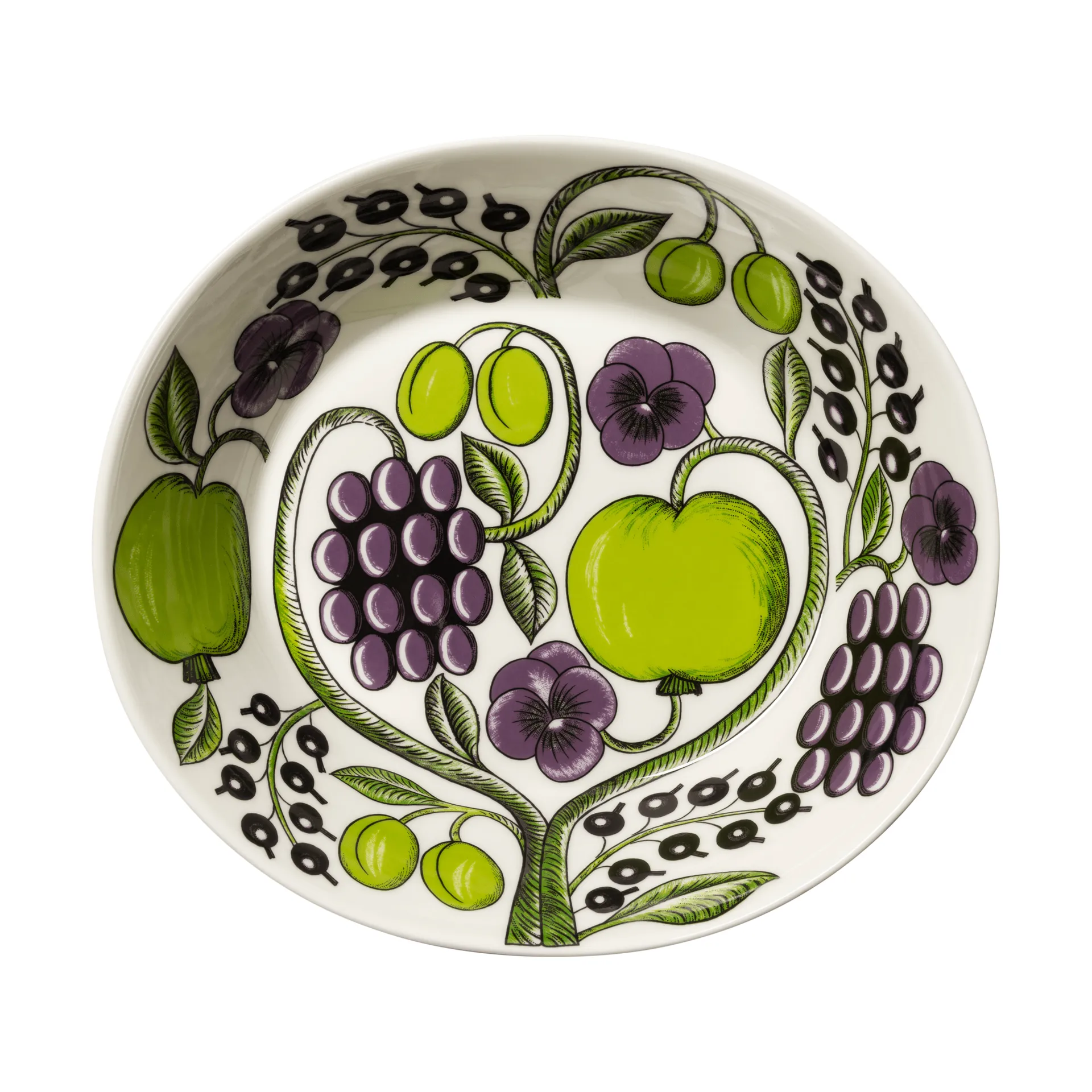 Paratiisi oval bowl, Purple, 23 cm Arabia