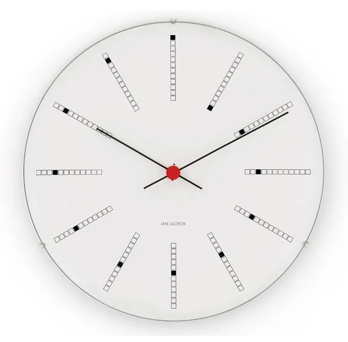 Arne Jacobsen Bankers wall clock, Ø 290 mm Arne Jacobsen Clocks
