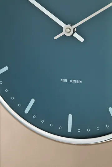 Arne Jacobsen City Hall - Blue, Ø29 cm - Arne Jacobsen Clocks
