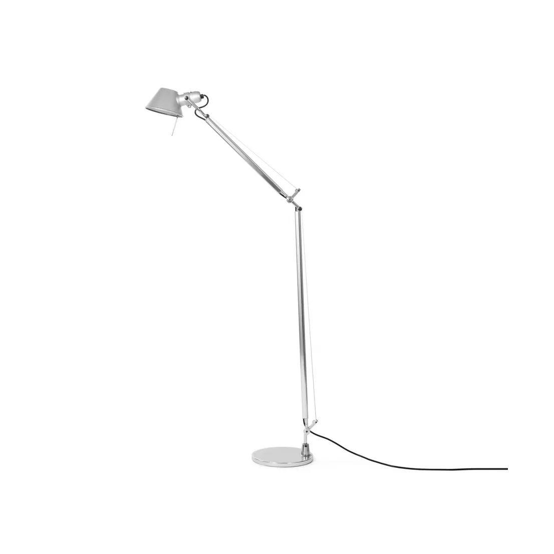 Tolomeo Reading floor lamp E27 - Aluminium Artemide