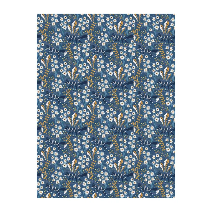 Stjärnspeja oilcloth - Blue - Arvidssons Textil