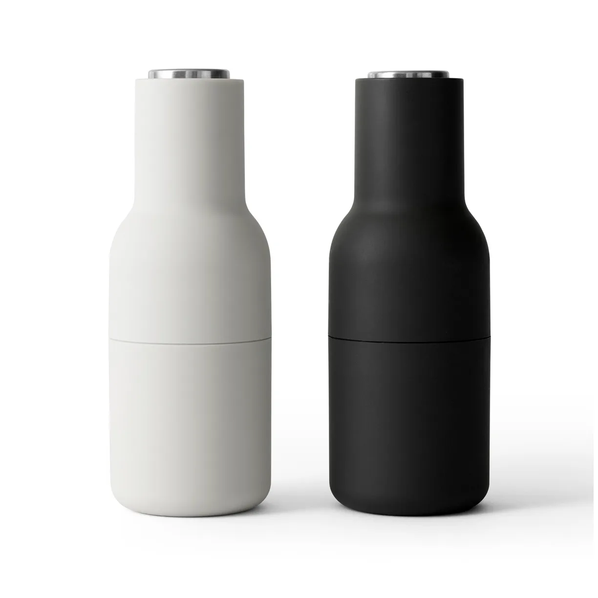 Bottle Grinder spice mill 2-pack, ash-carbon (steel lid) Audo Copenhagen