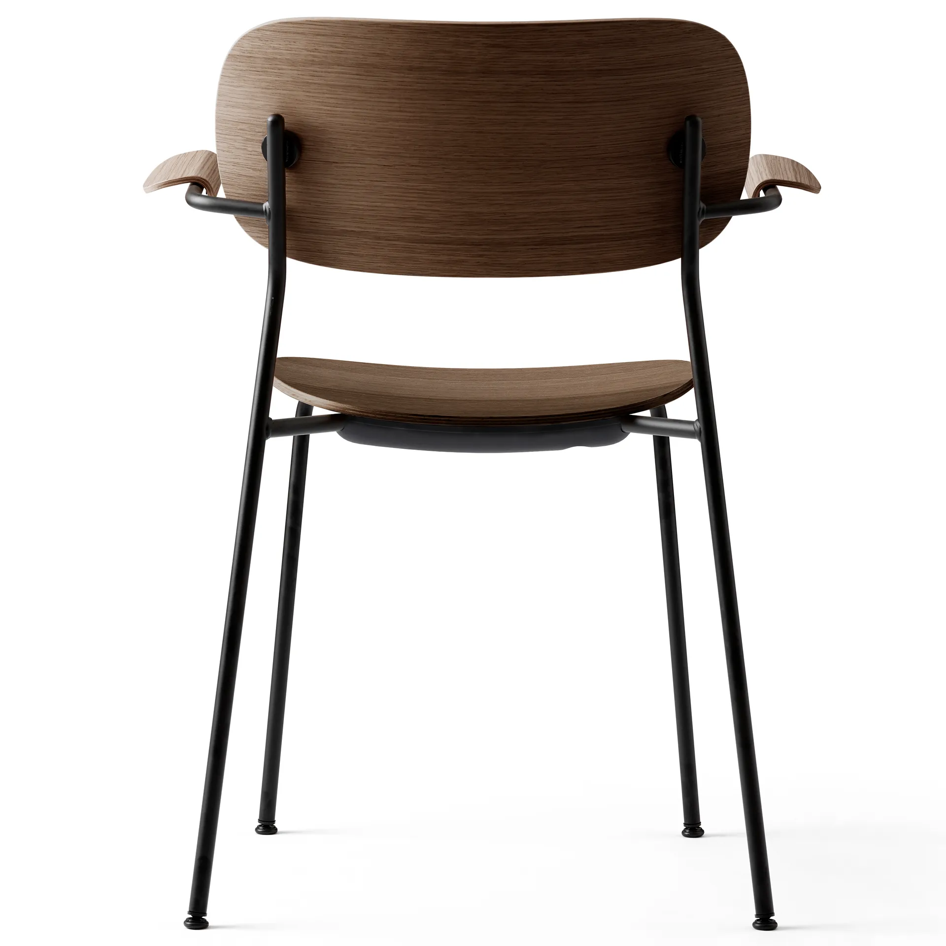 Co Chair dining chair with armrest, Dark stained oak Audo Copenhagen