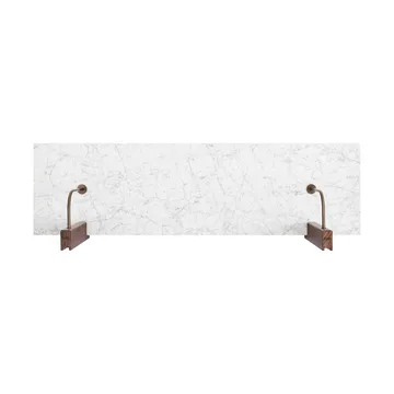 Corbel shelf 100x30cm - Marble carrara - Audo Copenhagen