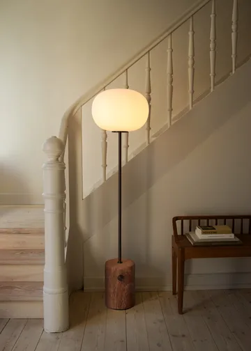 JWDA floor lamp - Red travertine, 130 cm - Audo Copenhagen