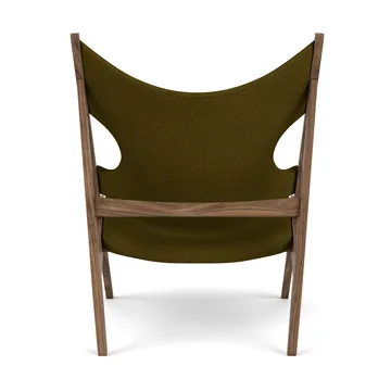 Knitting lounge armchair - Walnut-Baru 0950 - Audo Copenhagen