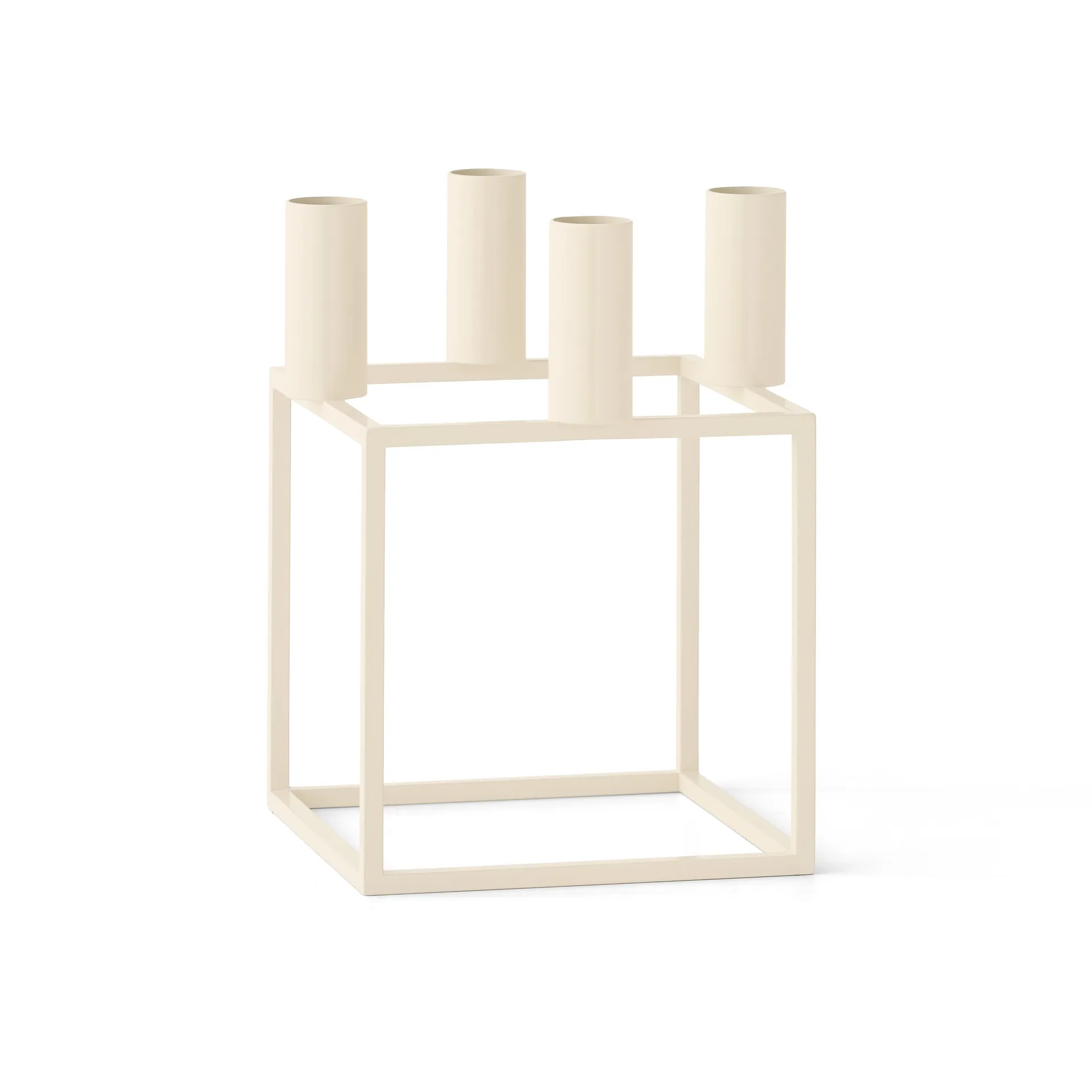 Kubus 4 candle holder, Ivory Audo Copenhagen