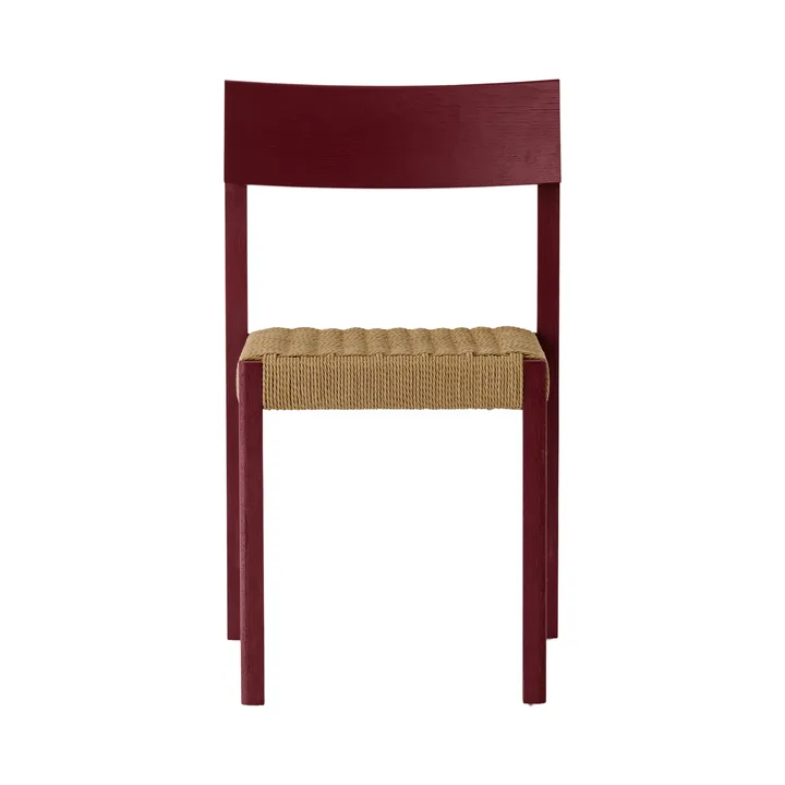 Mauro chair - French red oak-paper cord - Audo Copenhagen