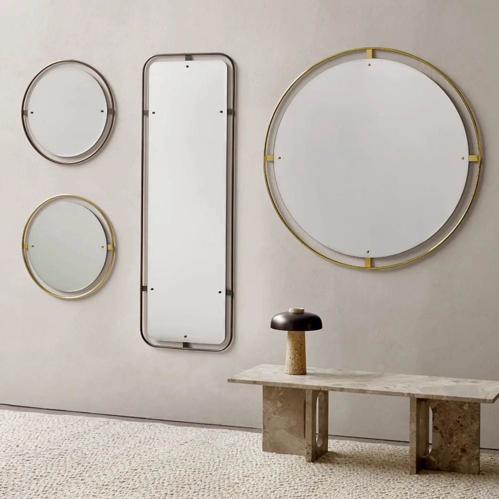 Nimbus mirror, Bronzed brass, ø60 Audo Copenhagen