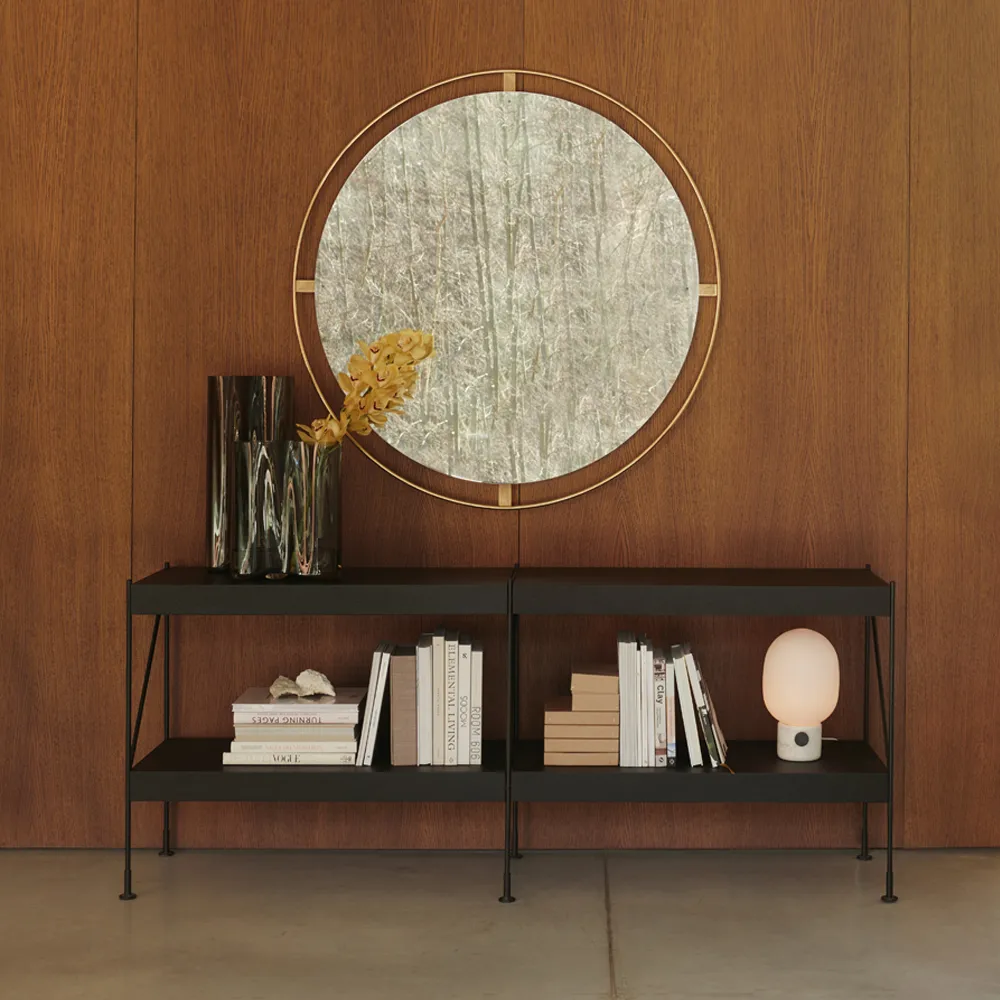 Nimbus mirror, Bronzed brass, ø60 Audo Copenhagen