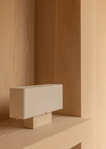 Nonna table lamp 30 cm - Travertine-sand - Audo Copenhagen
