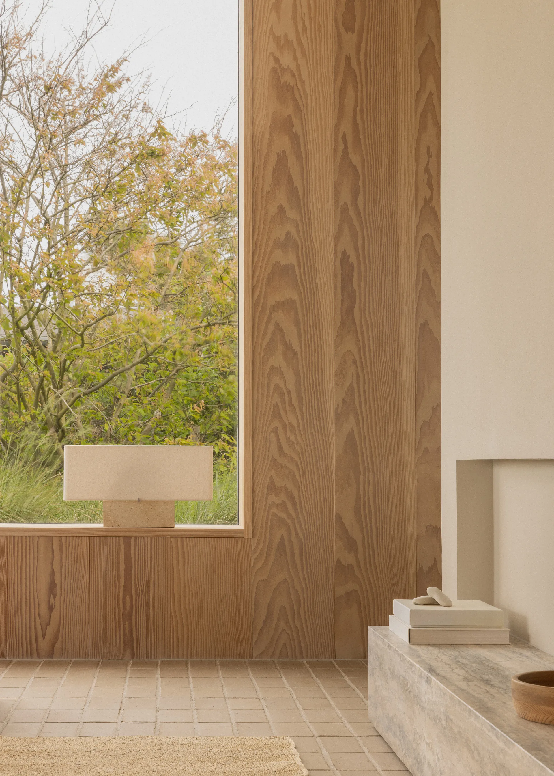 Nonna table lamp 30 cm, Travertine-sand Audo Copenhagen