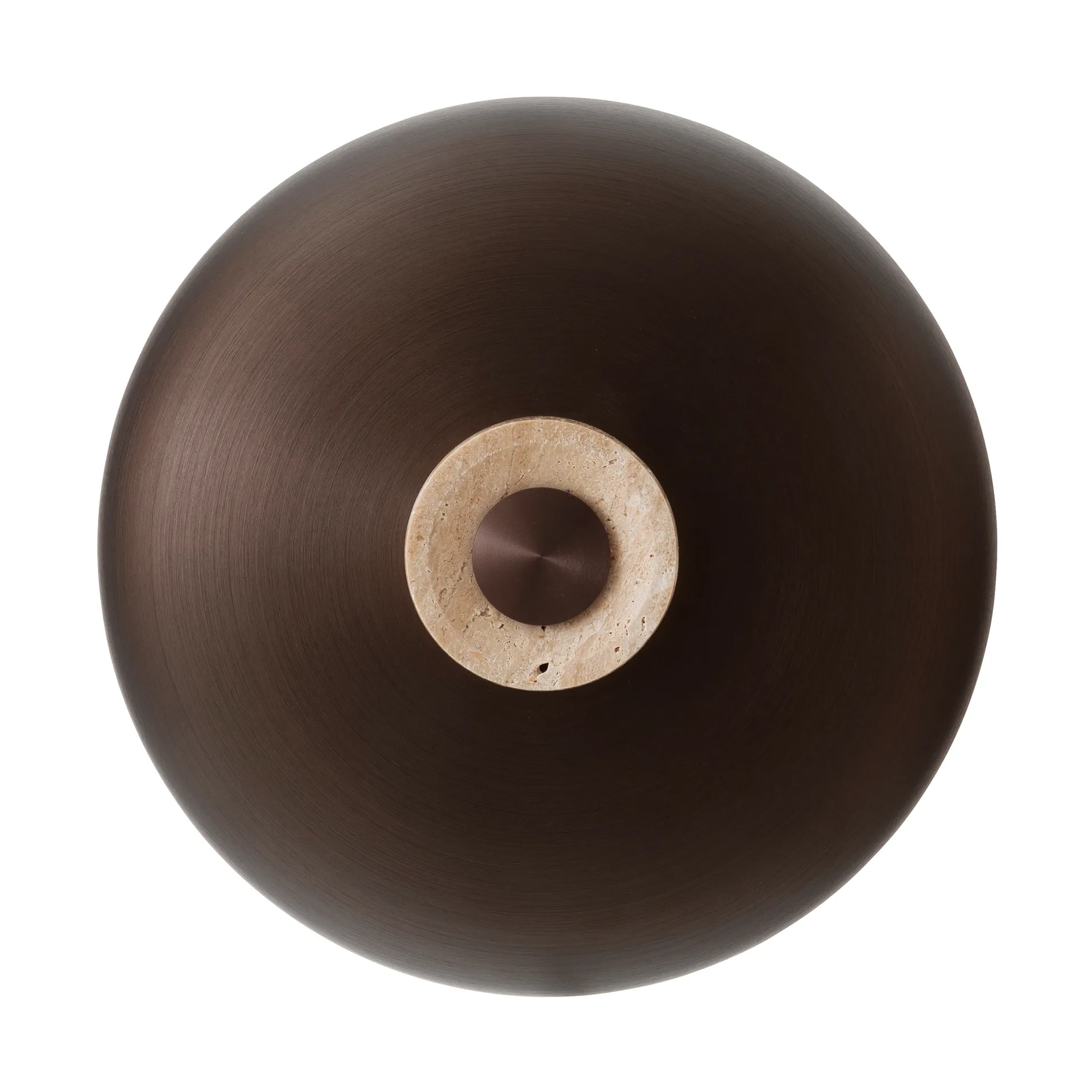 Reverse wall lamp fixed installation, Bronzed aluminium Audo Copenhagen
