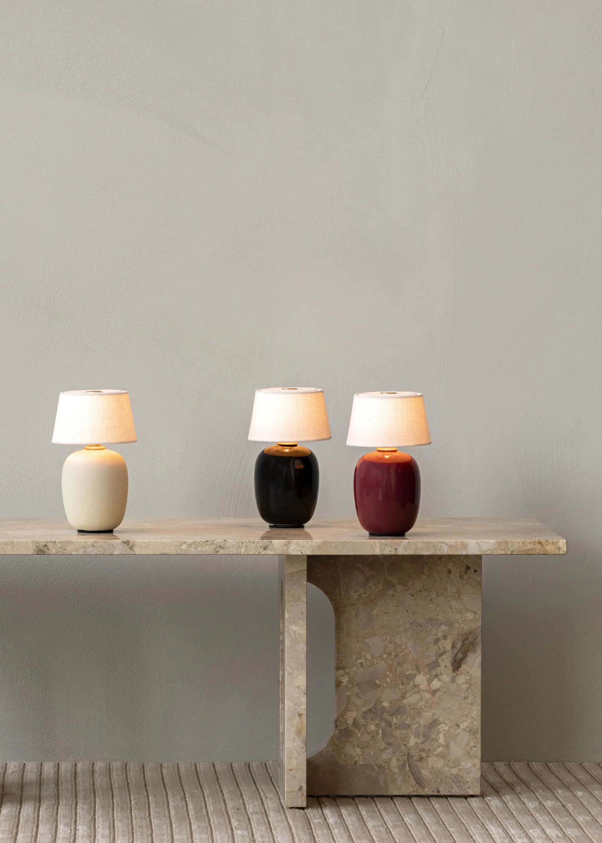 Torso table lamp portable, Ruby Audo Copenhagen