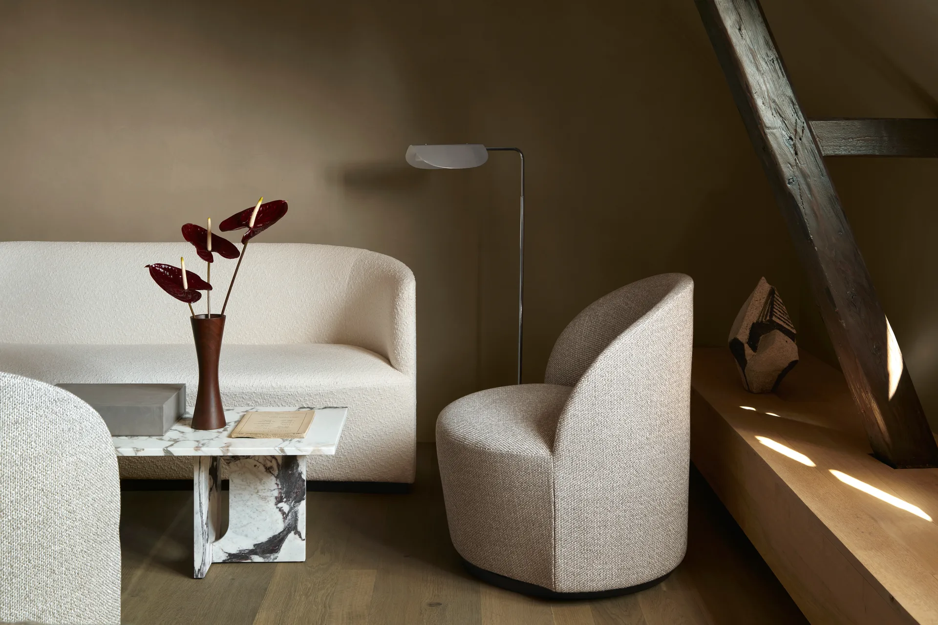Wing floor lamp, Aluminium, 84 cm Audo Copenhagen