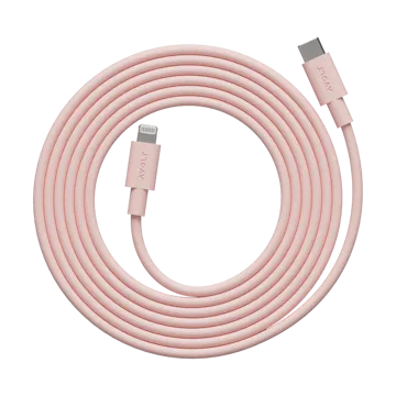 Cable 1 USB C to Lightning charging cable 2m - New Pink - Avolt