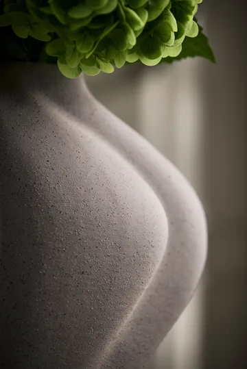 Saltare vase - Taupe, Ø13.8x30 cm - AYTM