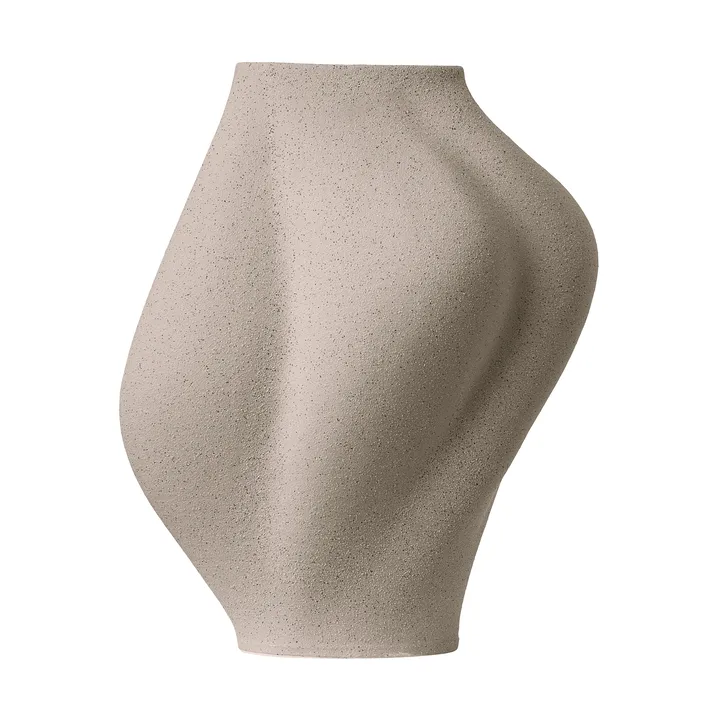 Saltare vase - Taupe, Ø17x35 cm - AYTM