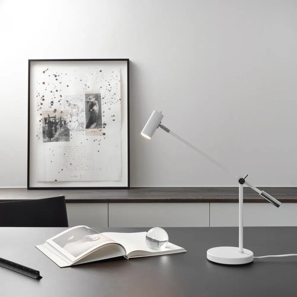 Cato table lamp 48 -5 cm, Mattwhite Belid