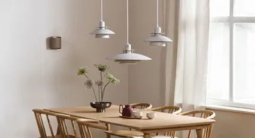 Primus pendant lamp Ø43 cm - white-chrome - Belid