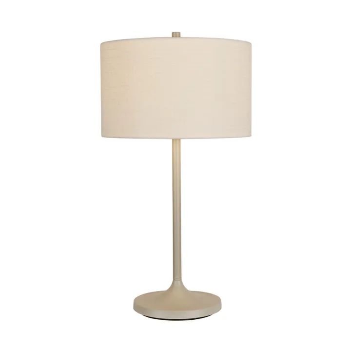 Soft table lamp - Linen white-sand, Ø34x64 cm - Belid