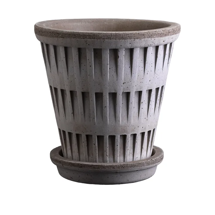 Pantheon raw pot - Grey, Ø12 cm - Bergs Potter