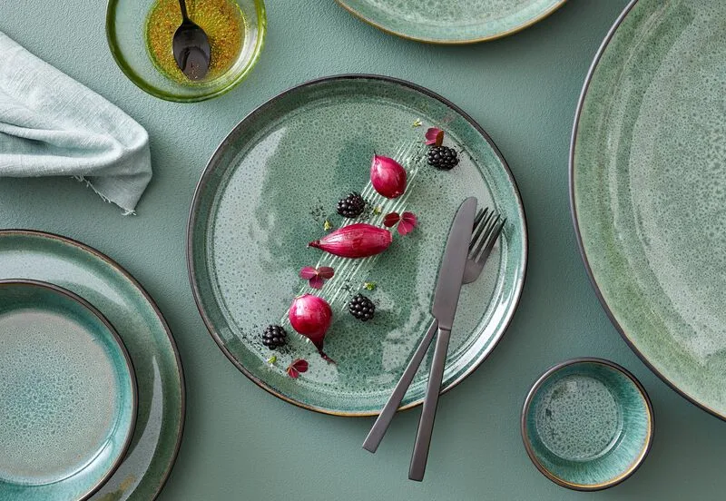 Bitz plate gastro Ø27 cm, Black-green Bitz