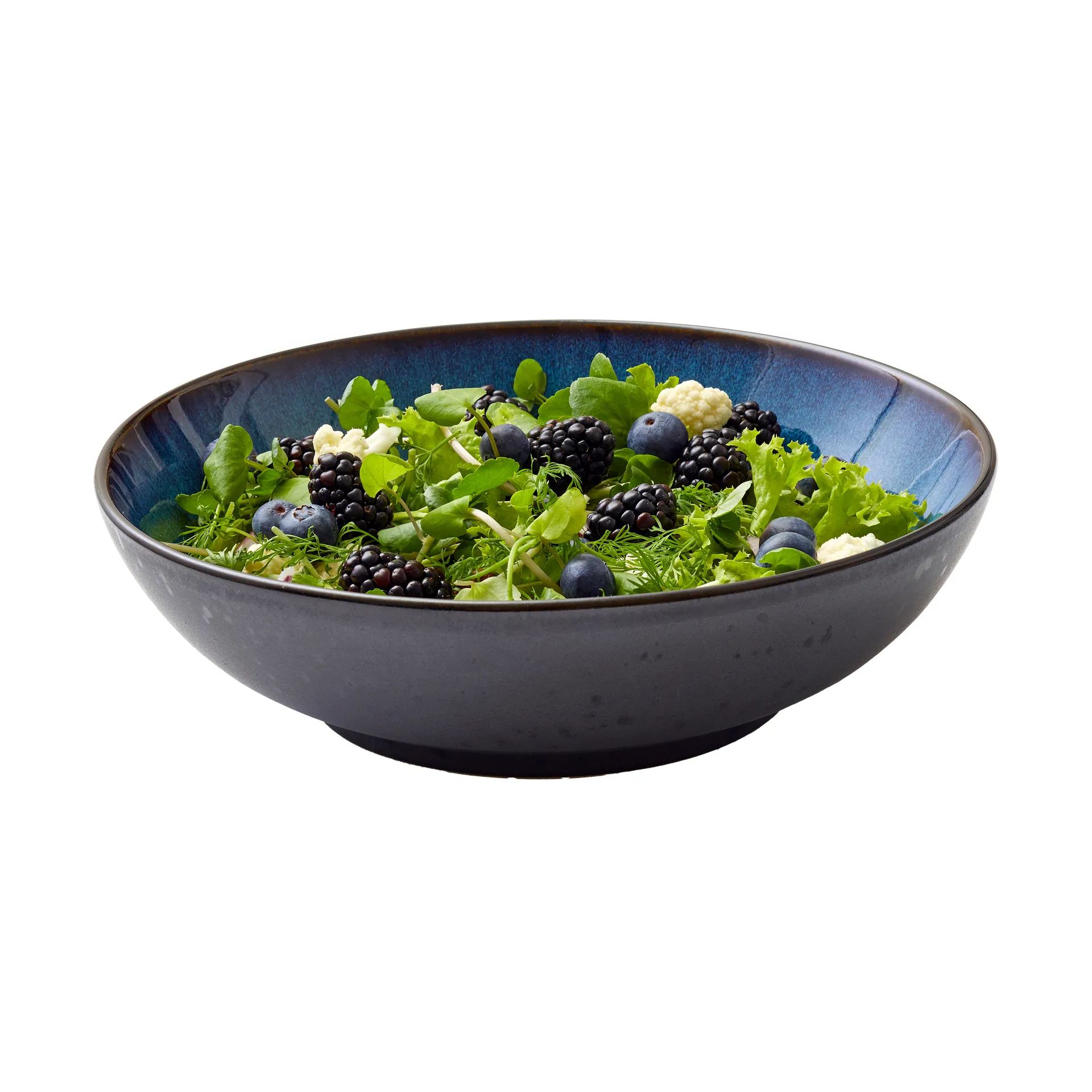 Bitz salad bowl Ø24 cm, Black-dark blue Bitz