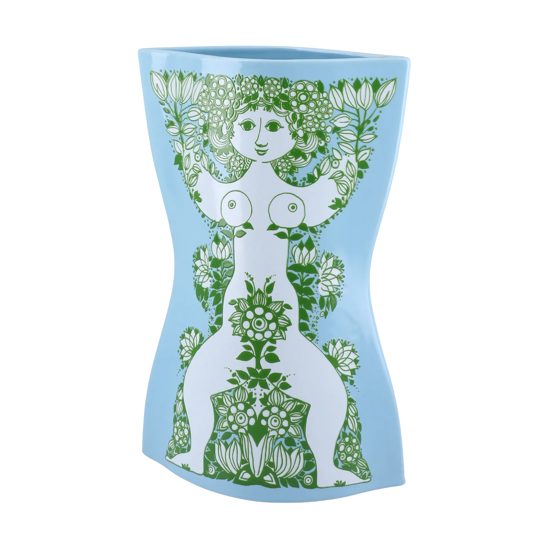 Nina vase, Light blue-green, 28.5 cm Bjørn Wiinblad