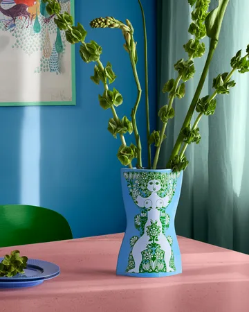 Nina vase - Light blue-green, 28.5 cm - Bjørn Wiinblad