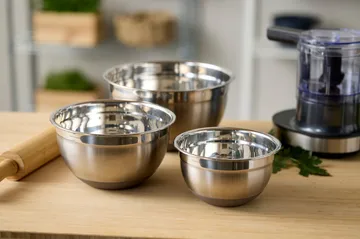 Mixing bowl with silicone base latte. - 3 liters - Blomsterbergs