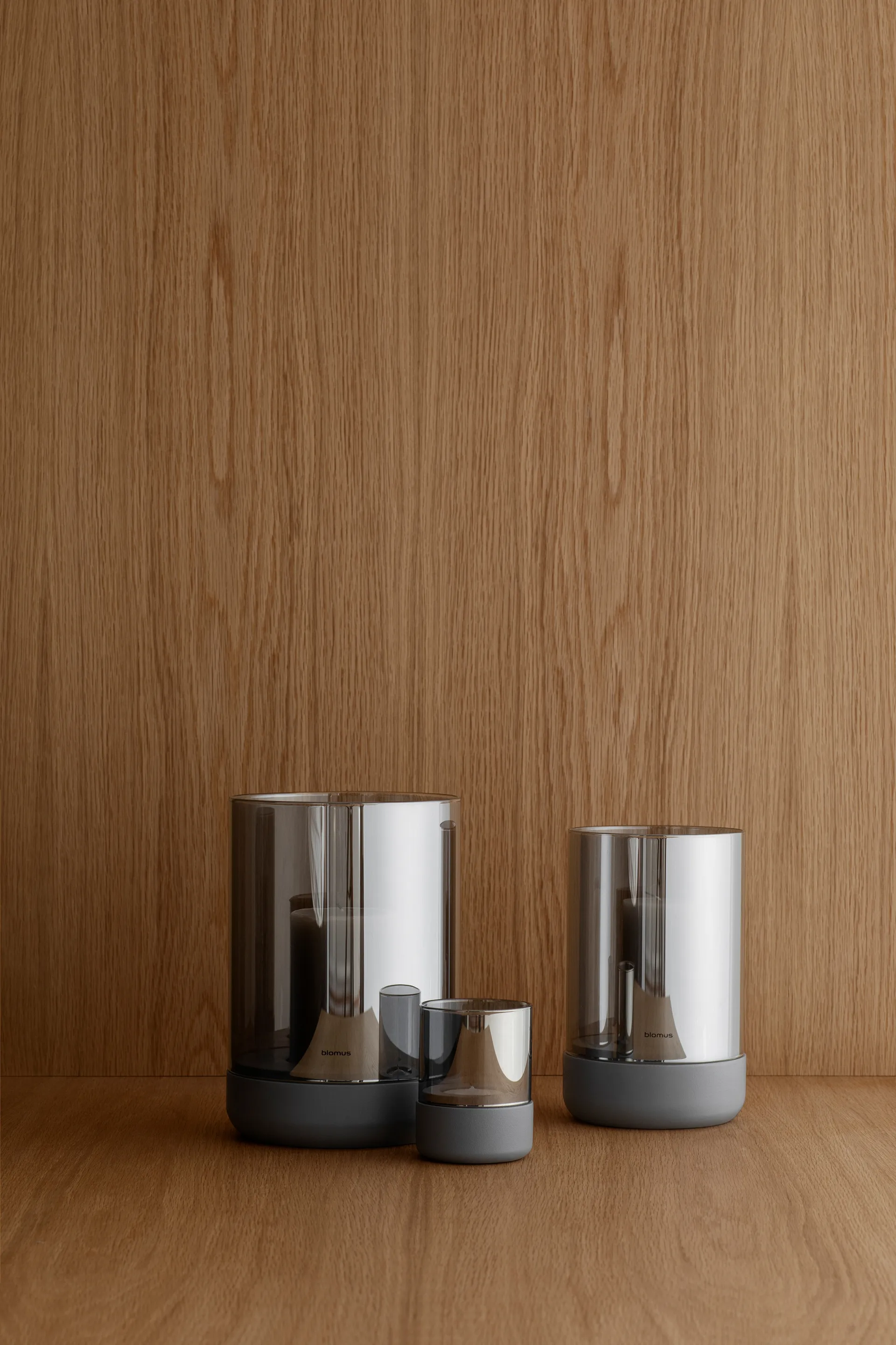 Calma lantern Ø10 cm, Steel grey blomus