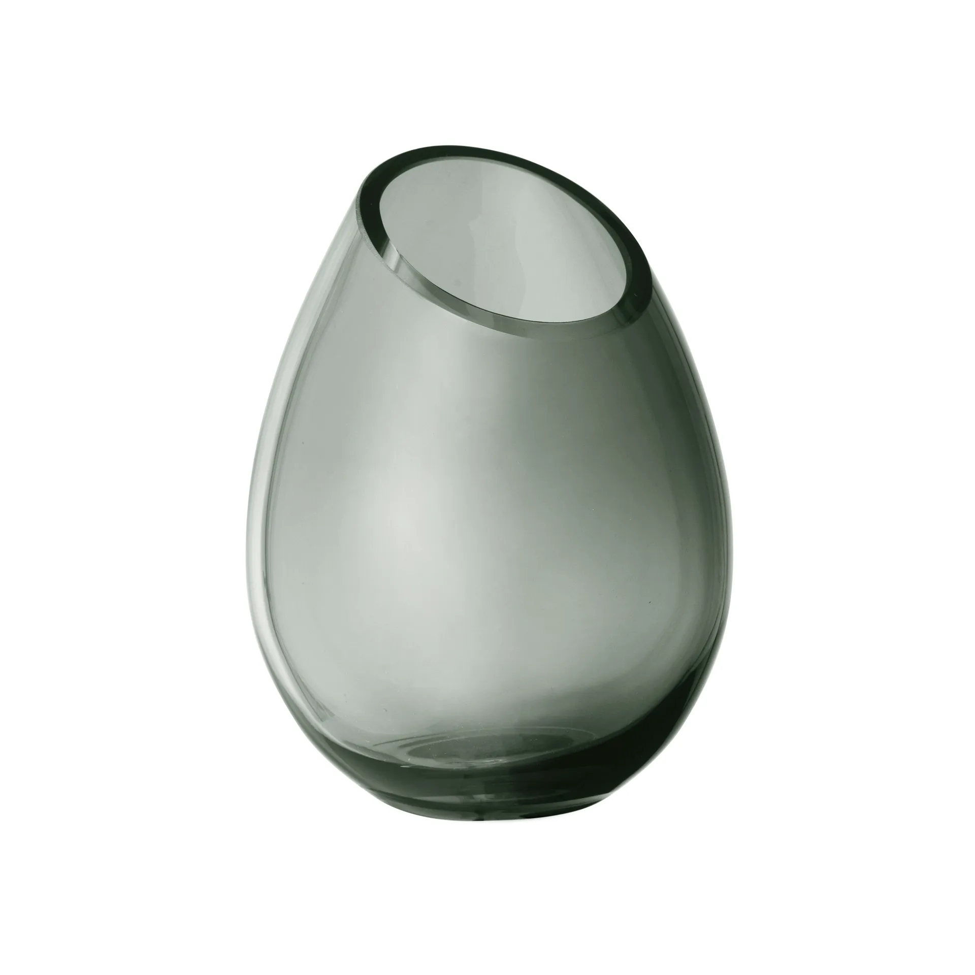 Drop vase small, Smoke blomus