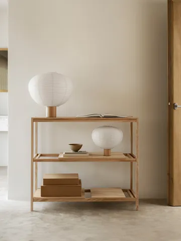 Kami table lamp - Oak, Ø32 cm - blomus